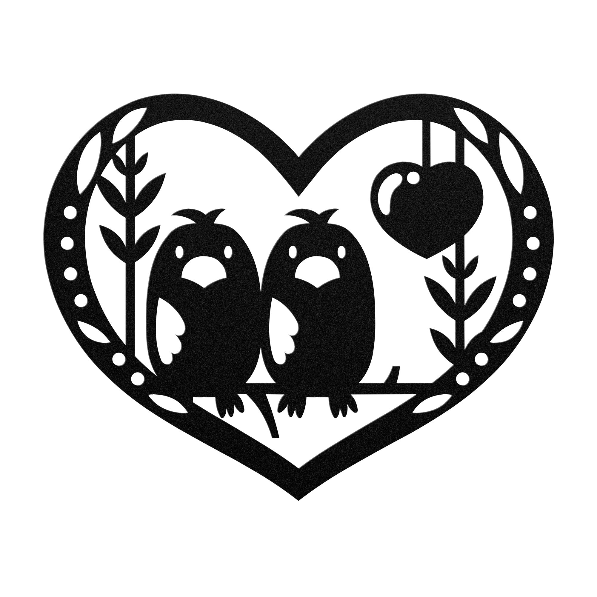 Love Birds Sign - Cool Metal Signs