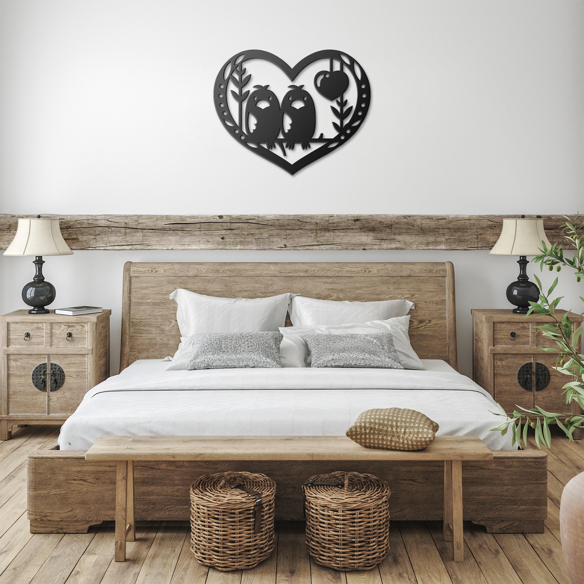 Love Birds Sign - Cool Metal Signs