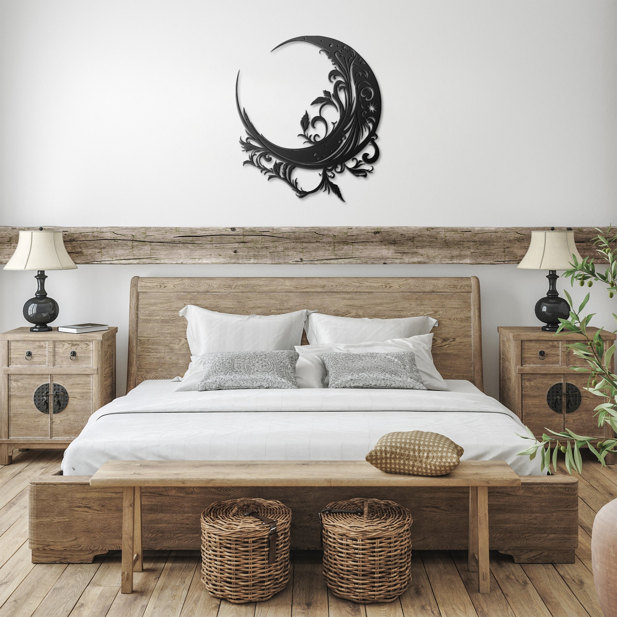 Mystical Crescent Moon Sign - Cool Metal Signs