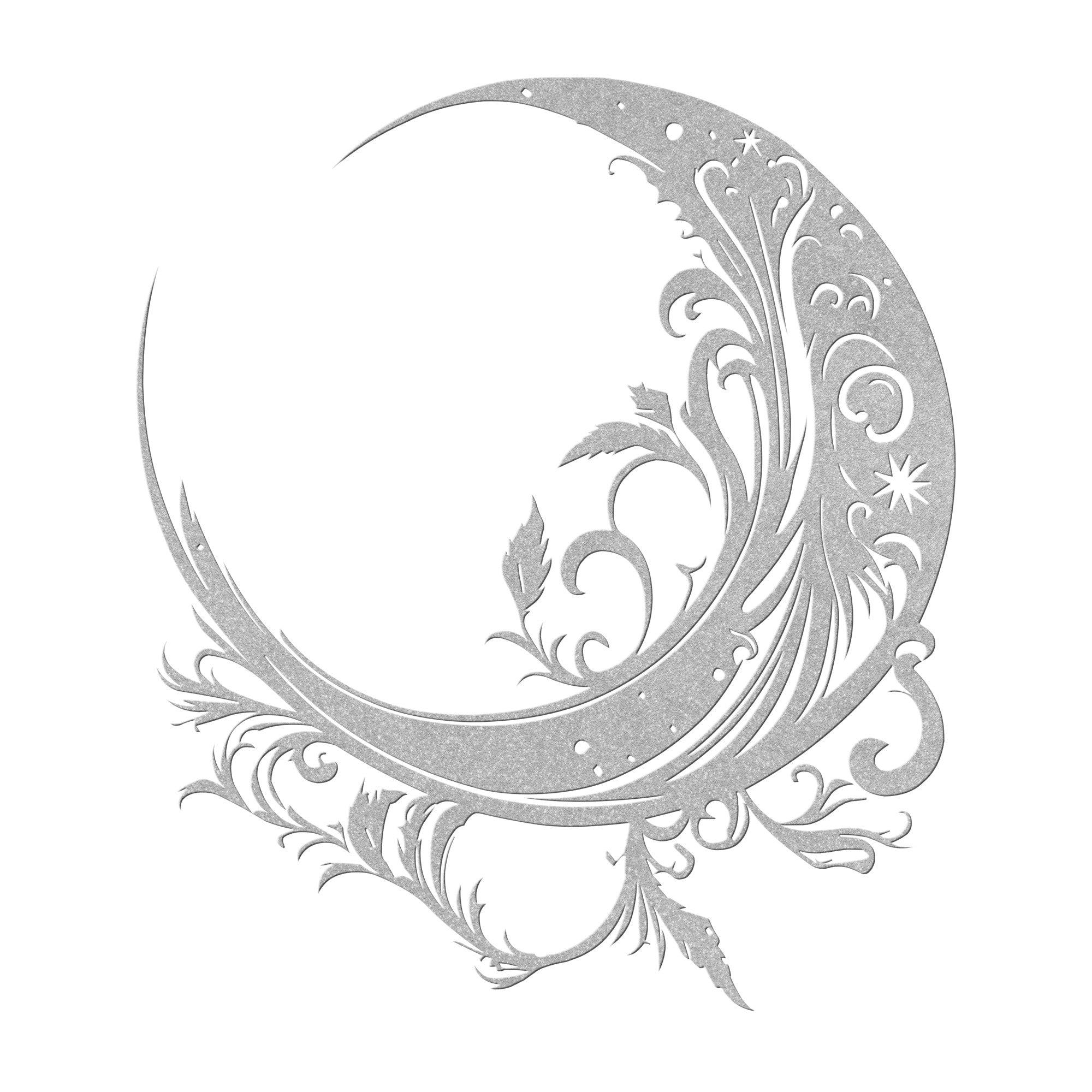 Mystical Crescent Moon Sign - Cool Metal Signs