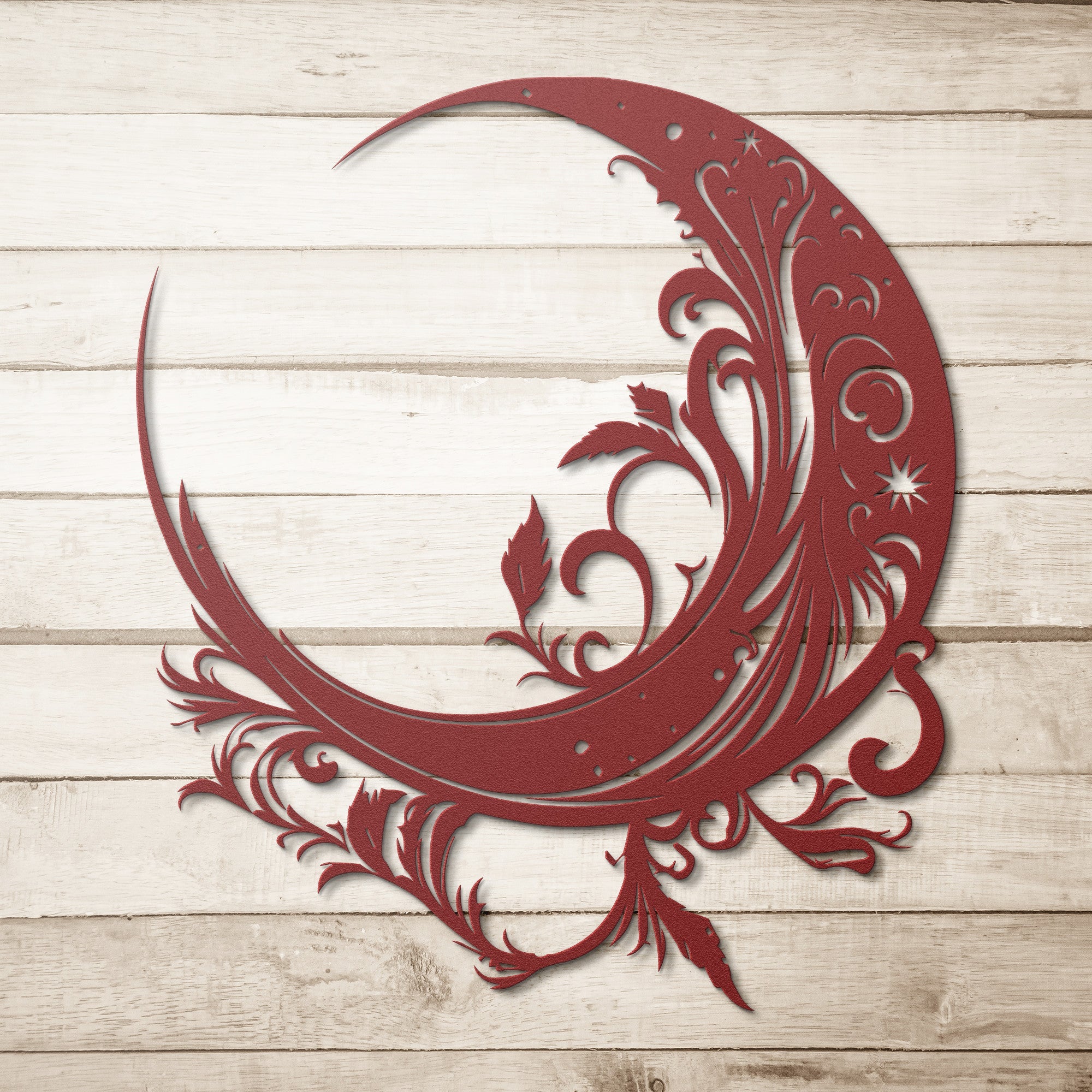 Mystical Crescent Moon Sign - Cool Metal Signs