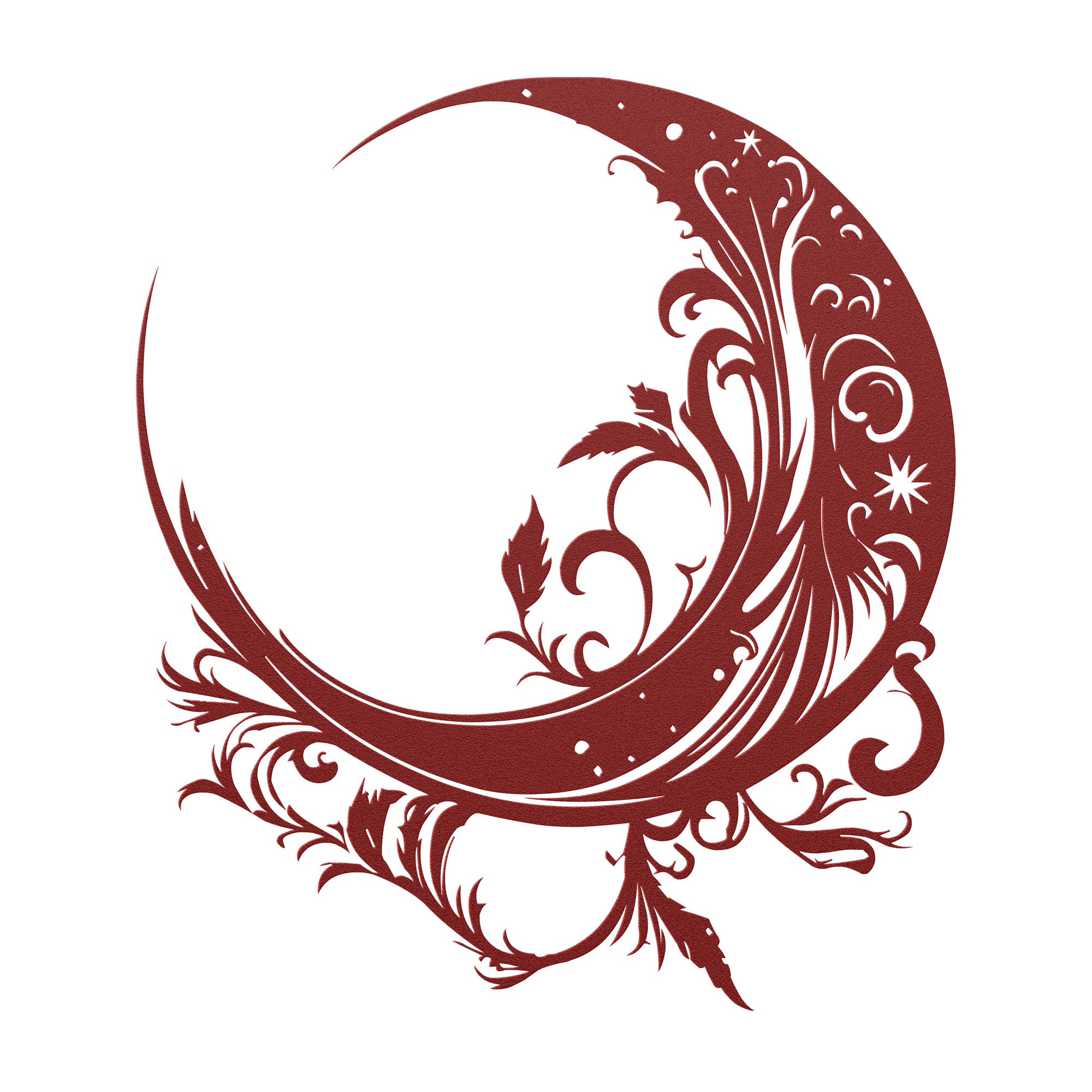 Mystical Crescent Moon Sign - Cool Metal Signs