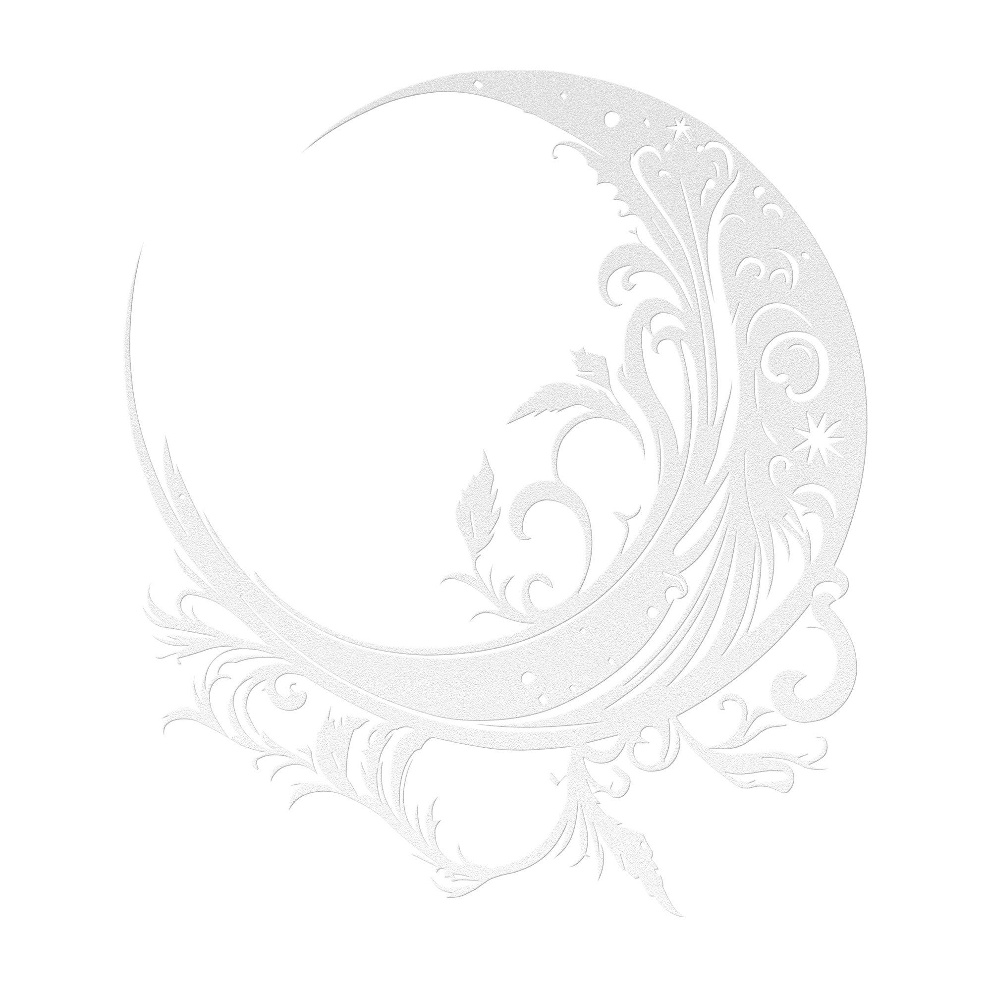 Mystical Crescent Moon Sign - Cool Metal Signs