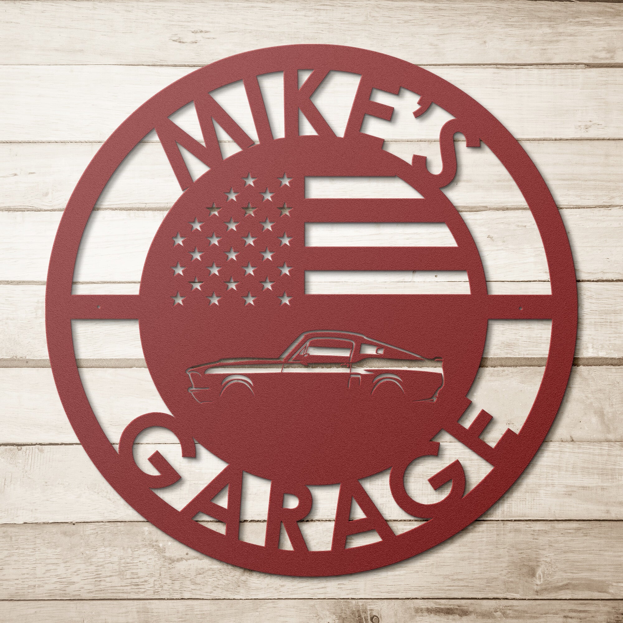 Personalized 67 Shelby Gt500 Garage Sign - Cool Metal Signs