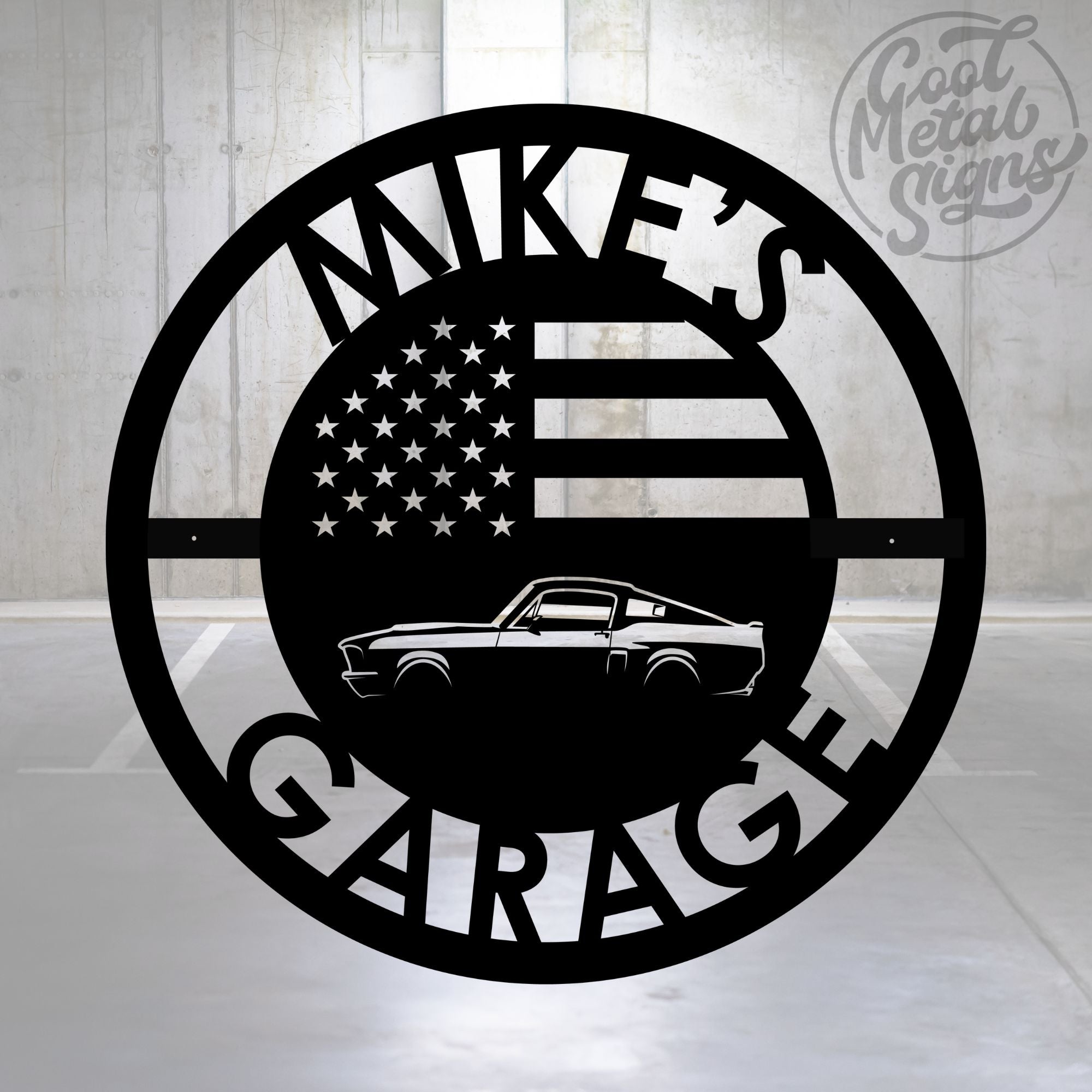 Personalized 67 Shelby Gt500 Garage Sign - Cool Metal Signs