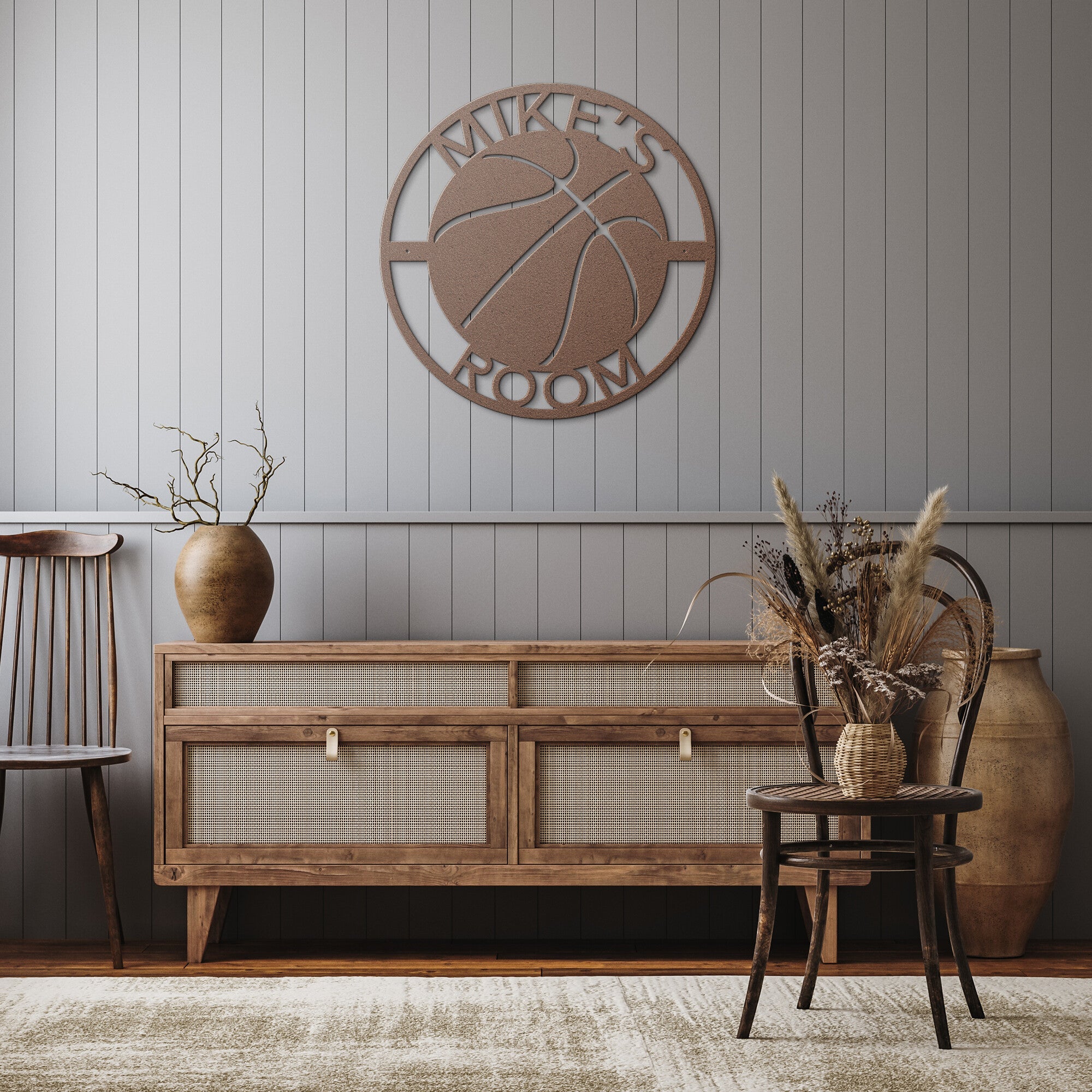 Personalized Basketball Sign - Cool Metal Signs
