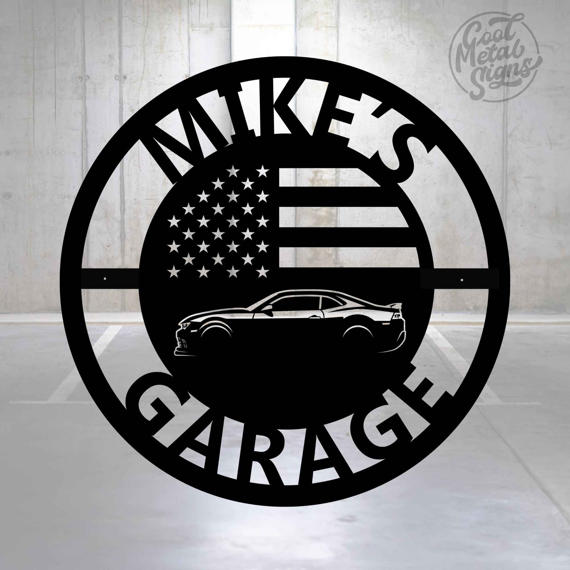 Personalized Camaro Z28 Garage Sign - Cool Metal Signs