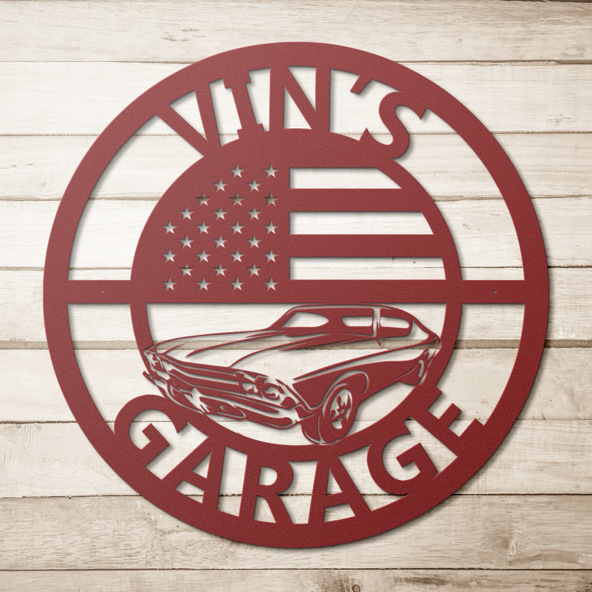 Personalized Chevelle Garage Sign - Cool Metal Signs