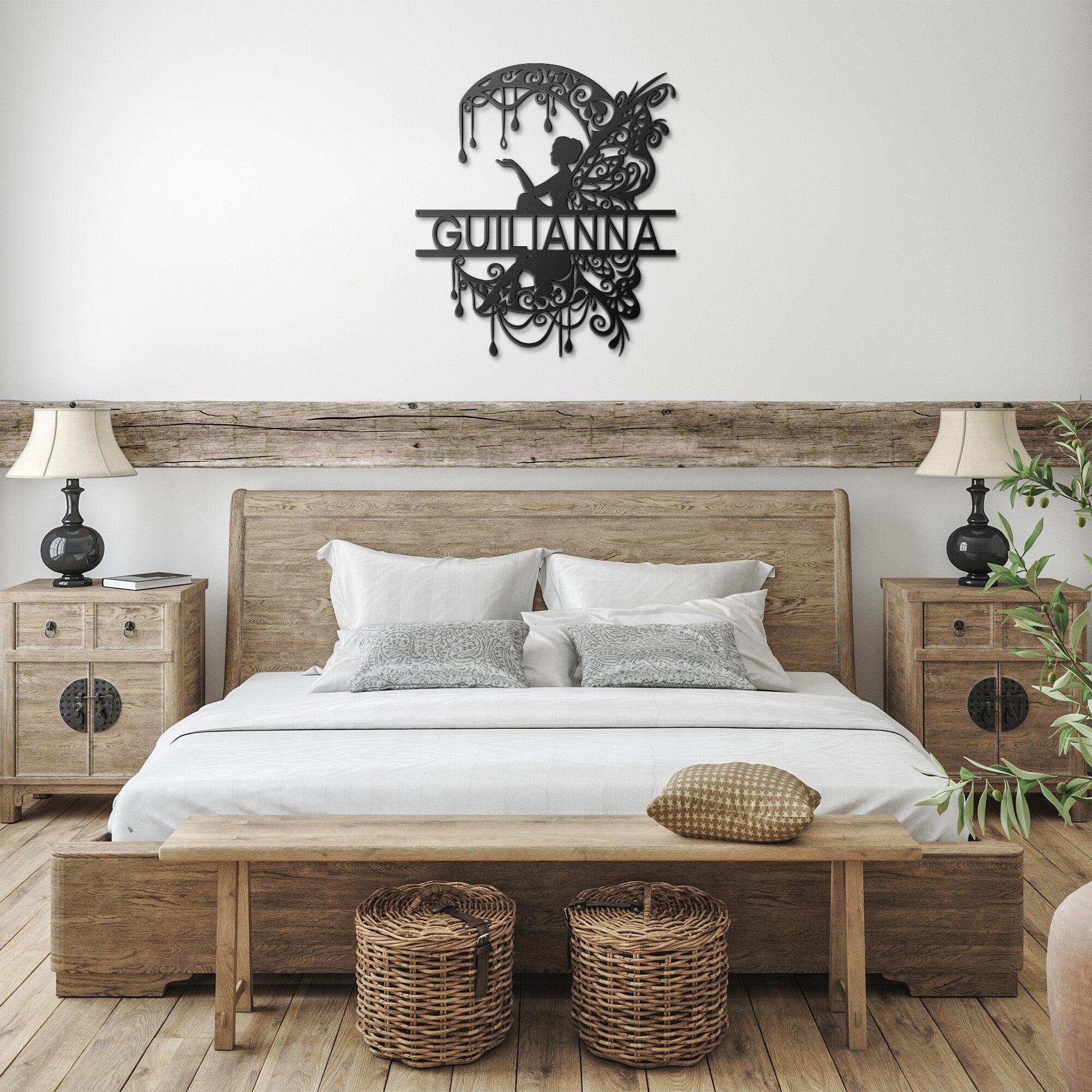 Personalized Fairy Moon Sign - Cool Metal Signs