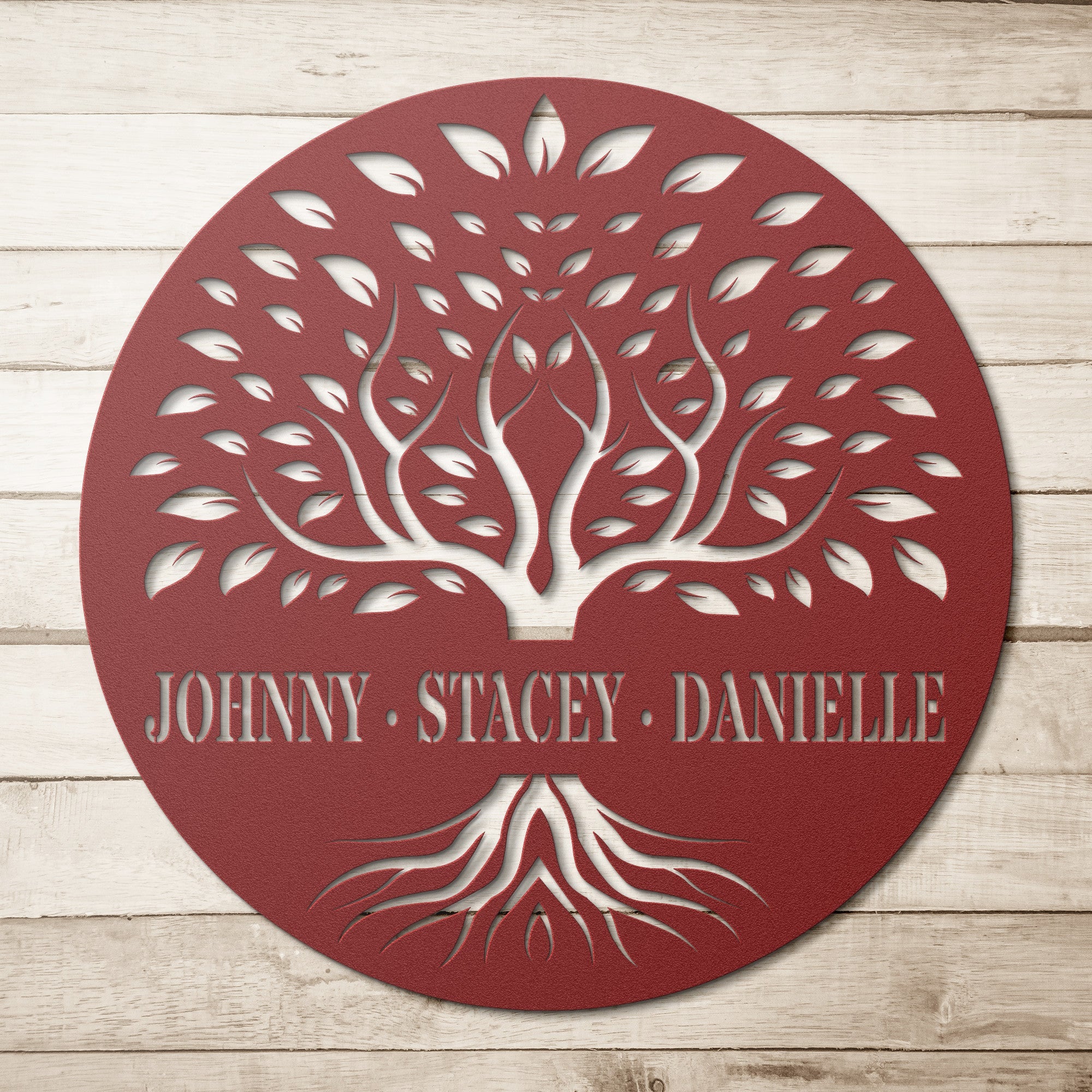 Personalized Family Tree Sign - Cool Metal Signs