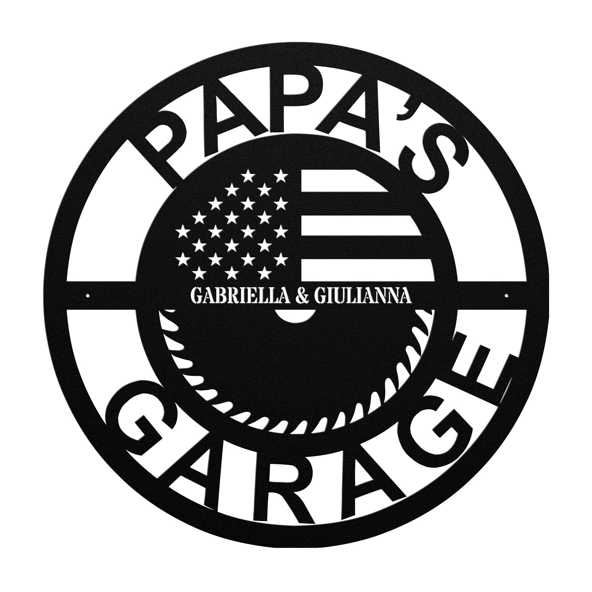 Personalized Garage Sign - Cool Metal Signs