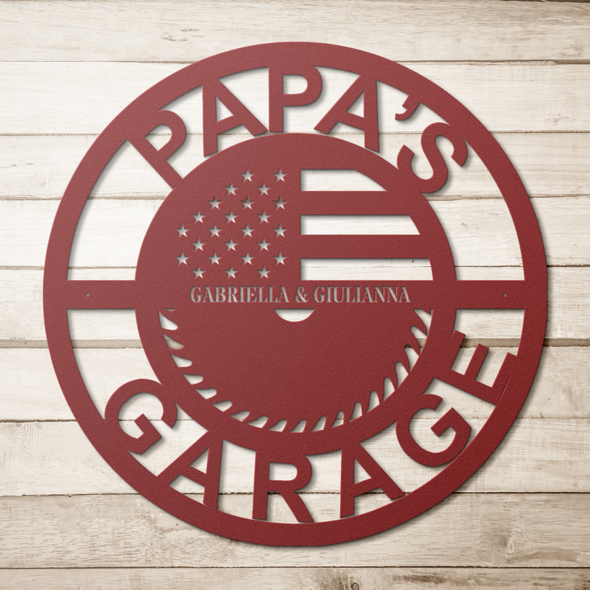 Personalized Garage Sign - Cool Metal Signs