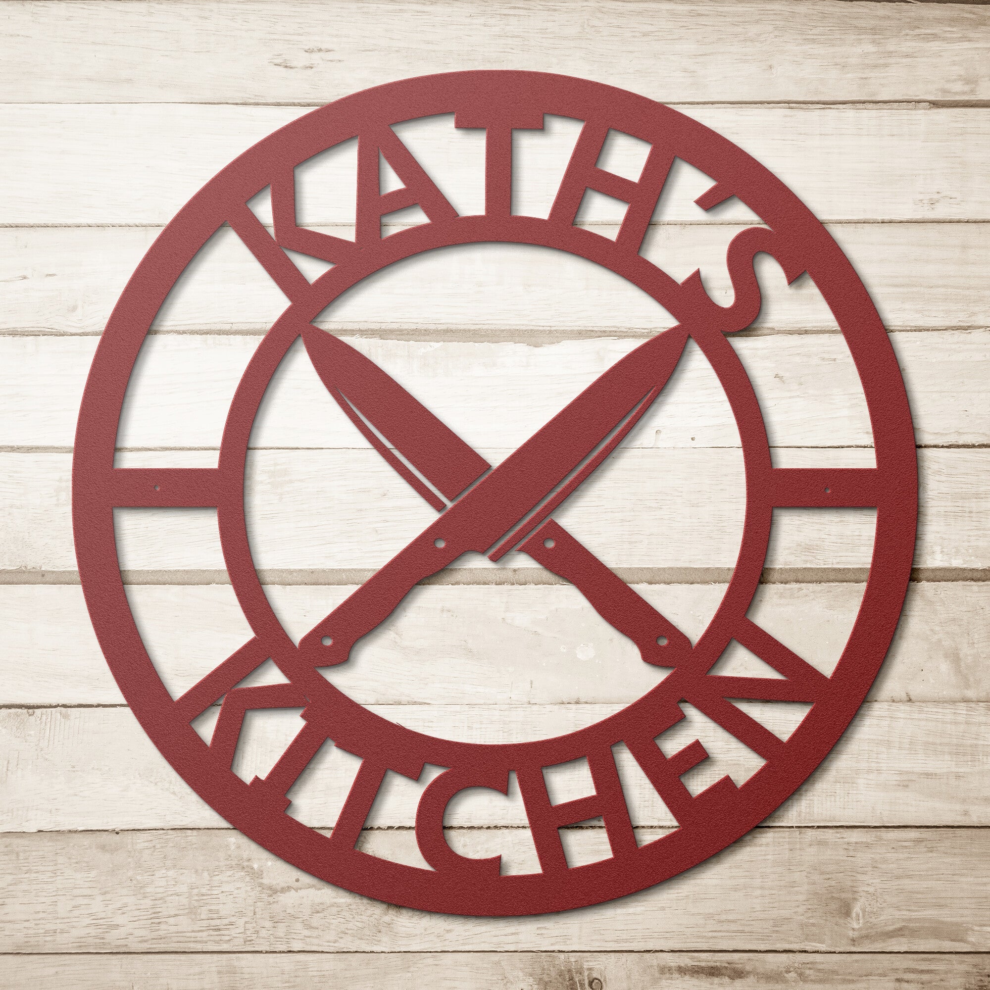 Personalized Kitchen Sign - Cool Metal Signs