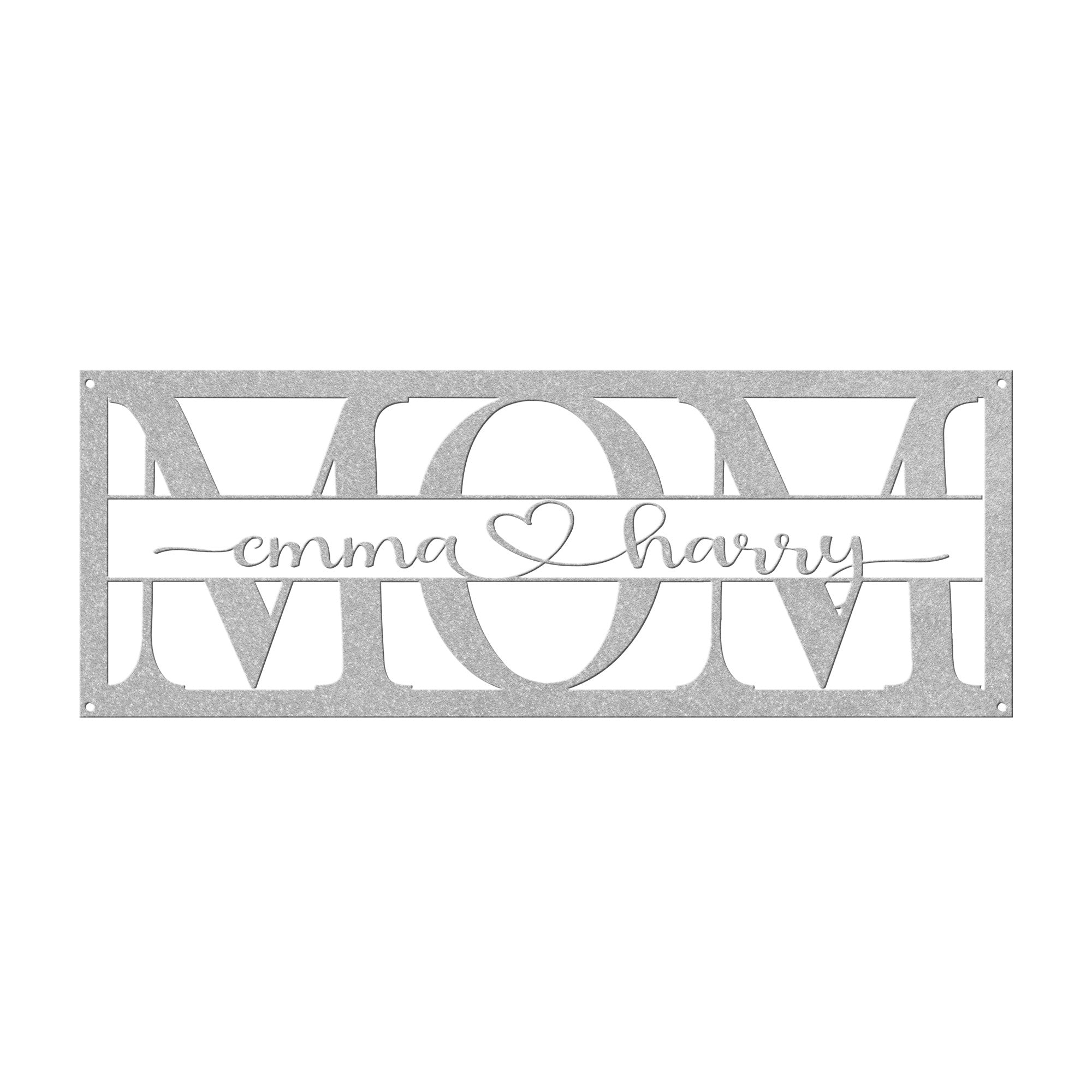 Personalized MOM Frame Sign - Cool Metal Signs