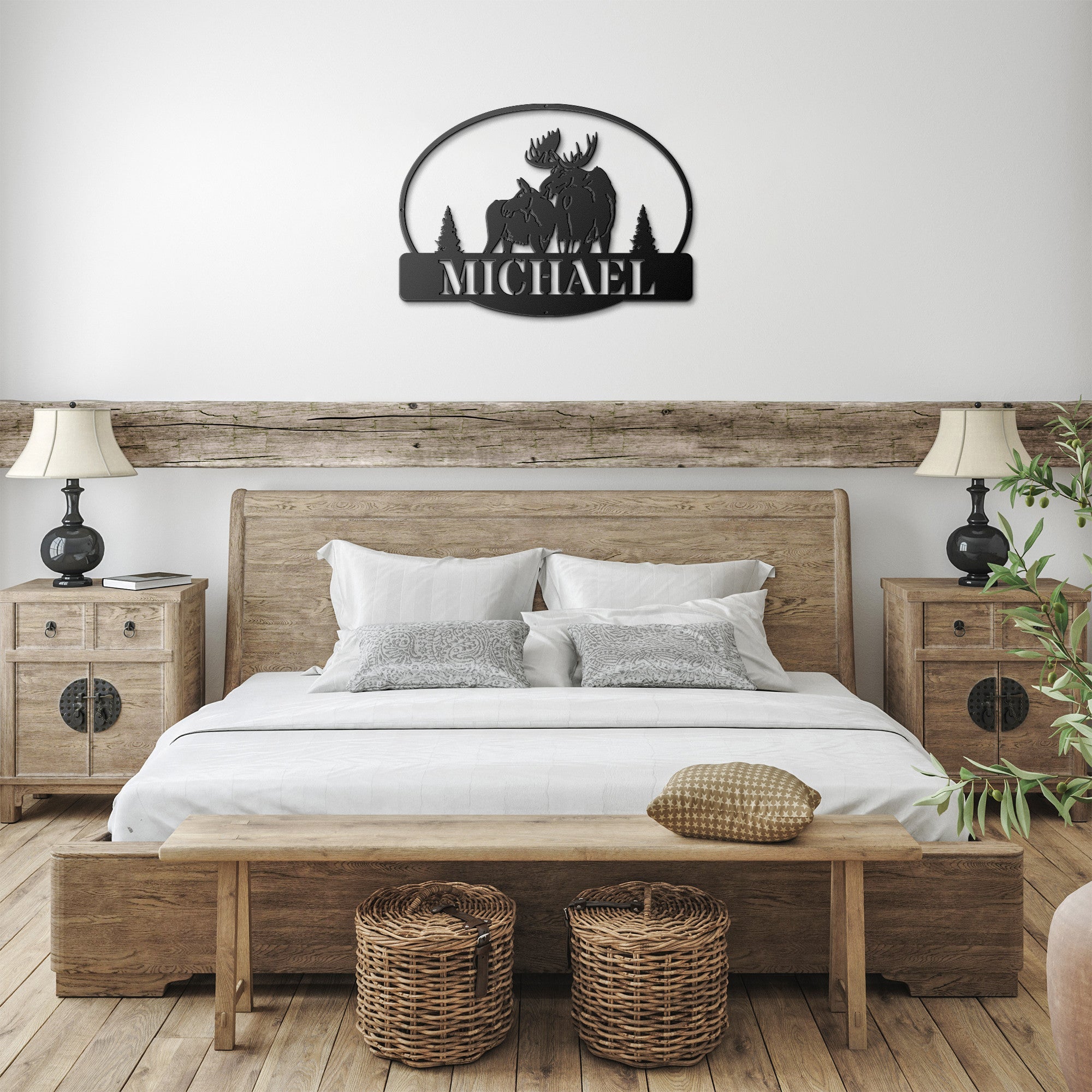 Personalized Moose Sign - Cool Metal Signs