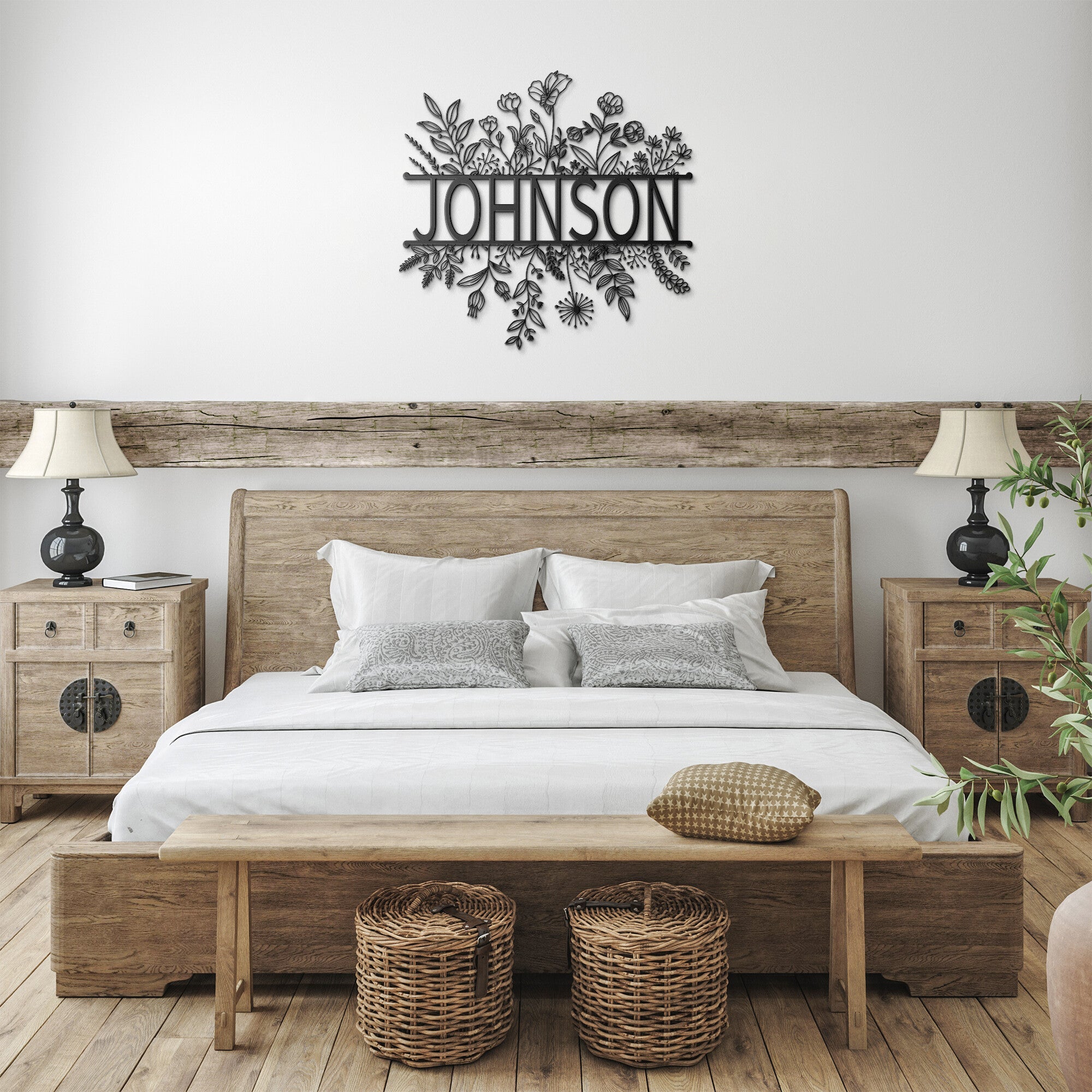 Personalized Wild Flower Sign - Cool Metal Signs