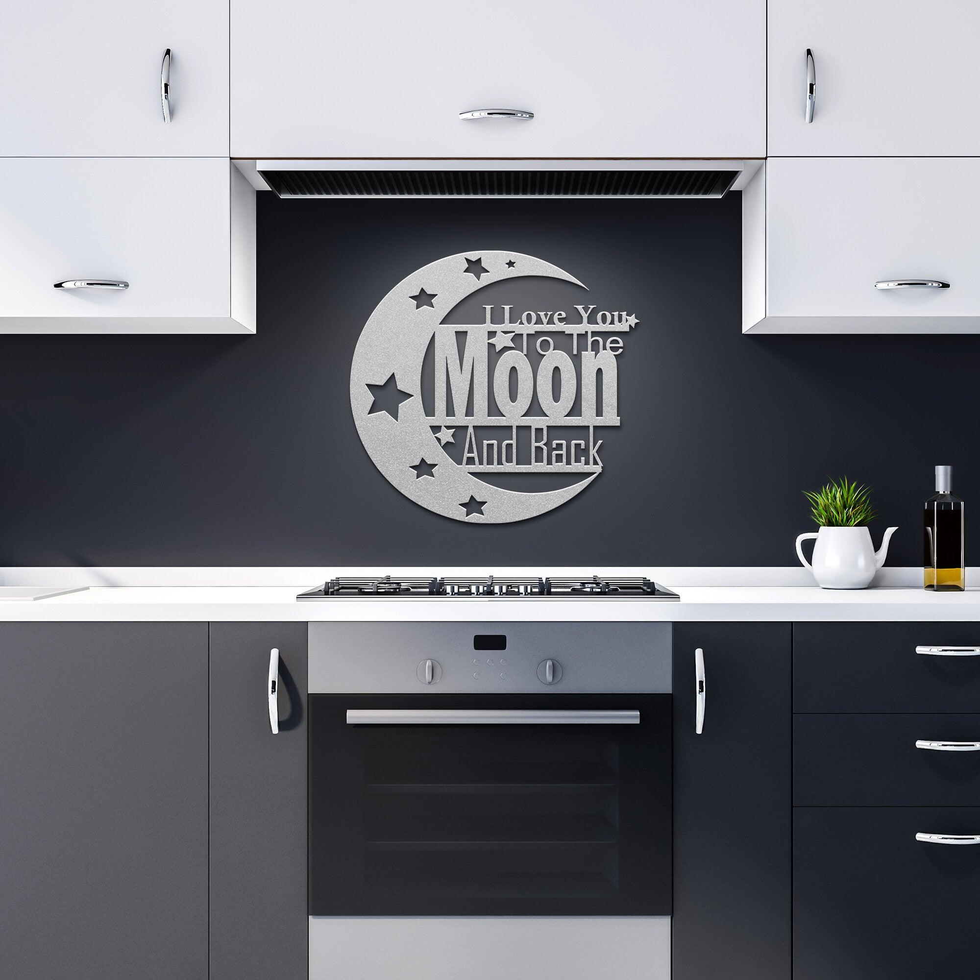 To The Moon & Back - Made in the USA - Cool Metal Signs