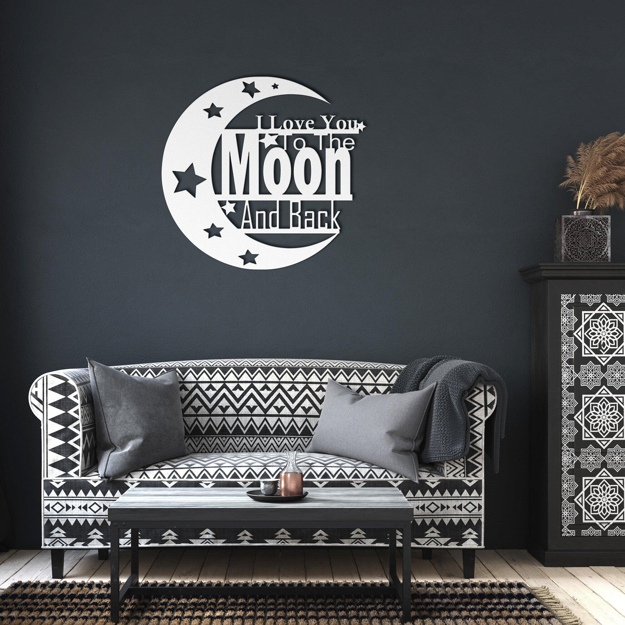 To The Moon & Back - Made in the USA - Cool Metal Signs