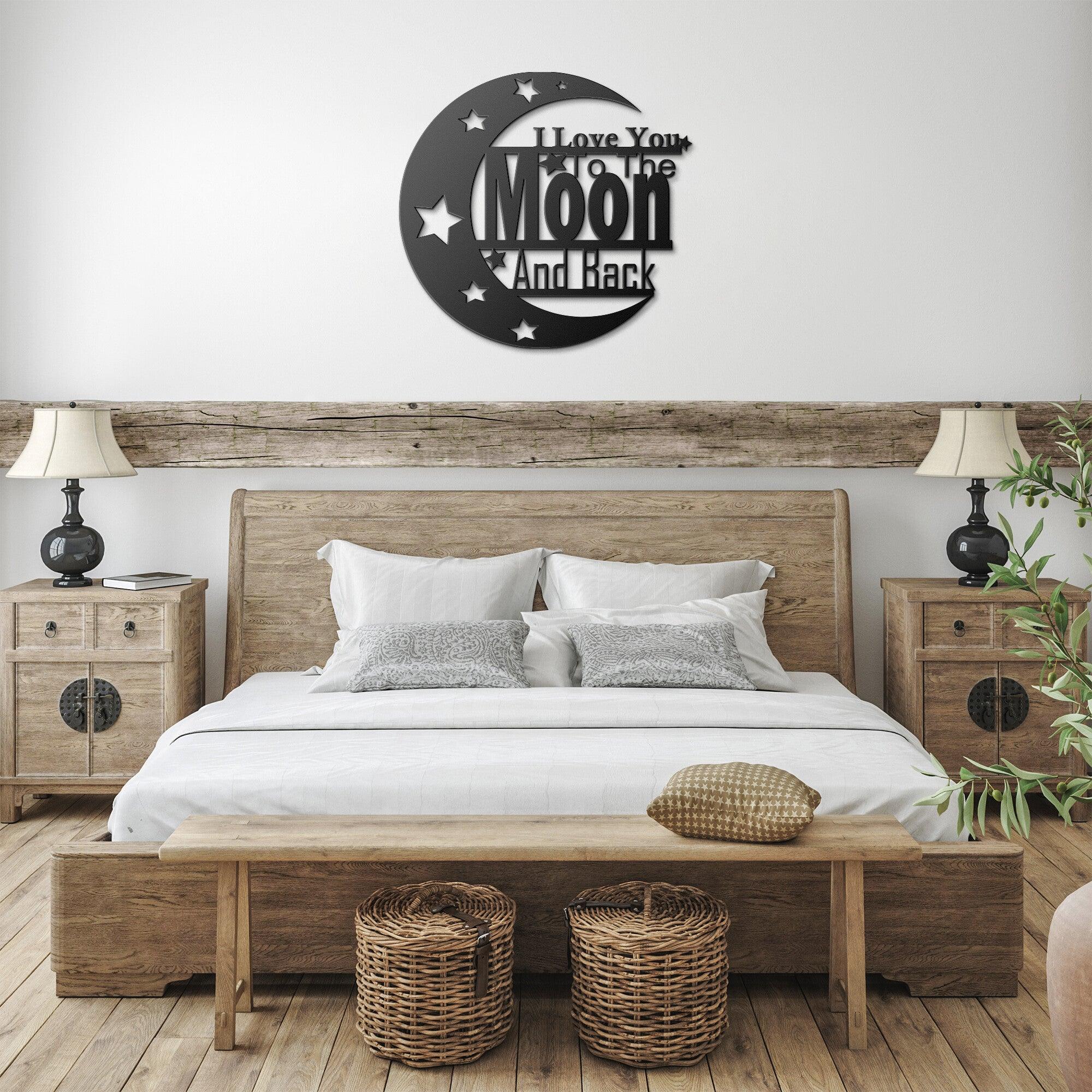 To The Moon & Back - Made in the USA - Cool Metal Signs