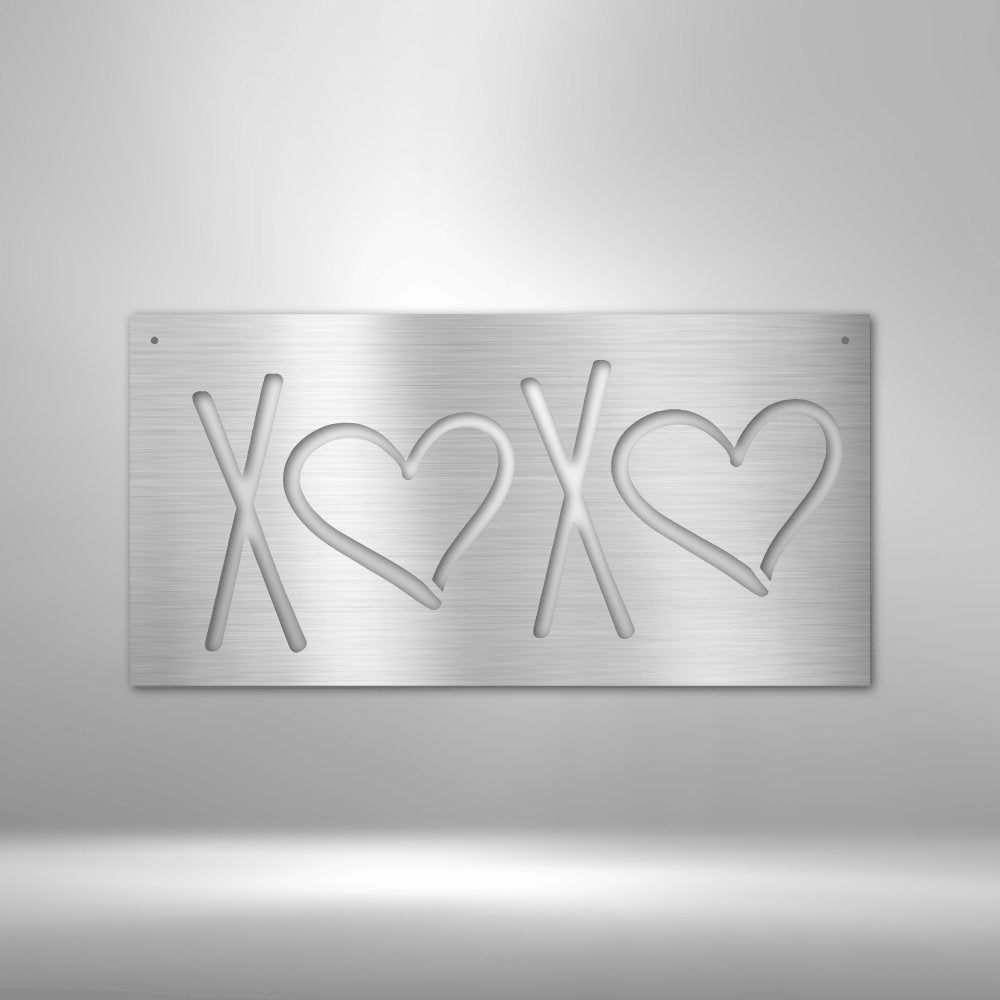 XOXO - Steel sign - Cool Metal Signs