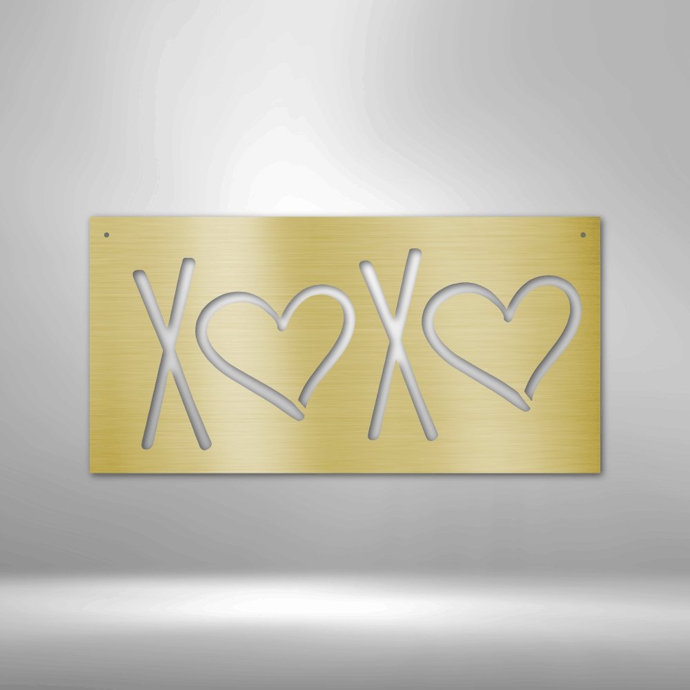 XOXO - Steel sign - Cool Metal Signs