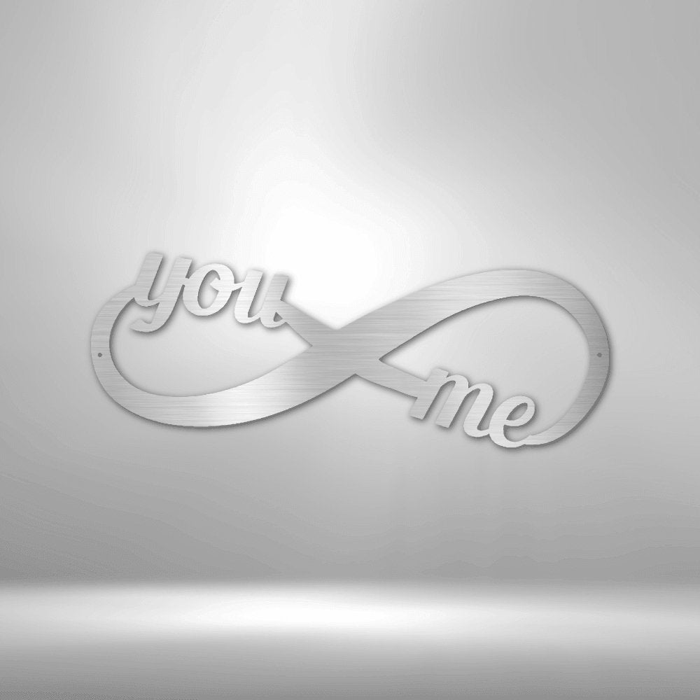 You and Me Infinity - Steel Sign - Cool Metal Signs