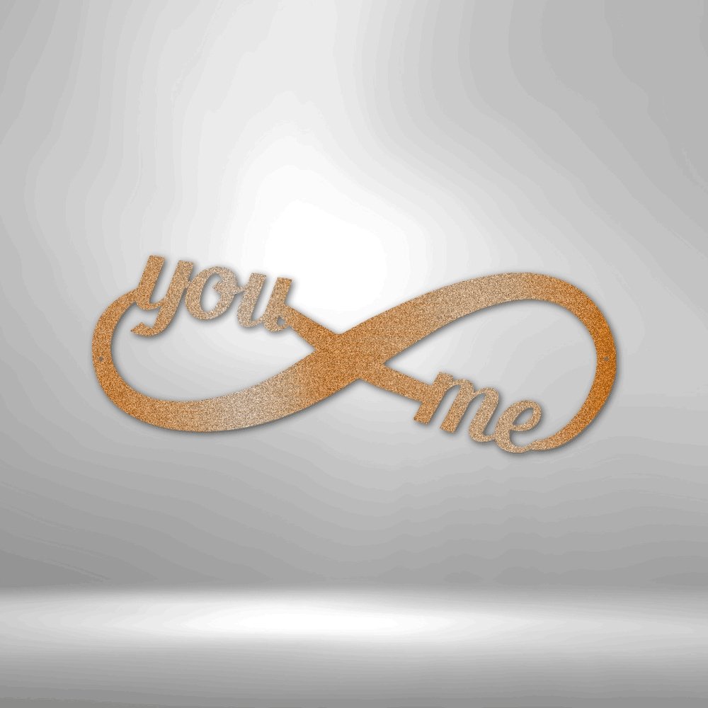 You and Me Infinity - Steel Sign - Cool Metal Signs